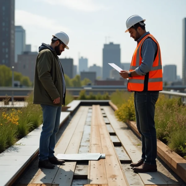 بررسی ساختار سقف و مجوزها در اجرای بام سبز
