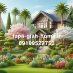 درخت تزئینی برای ویلا