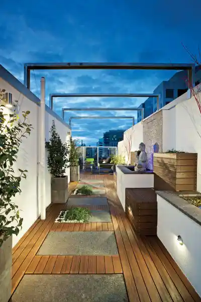 ایده طراحی پشت بام