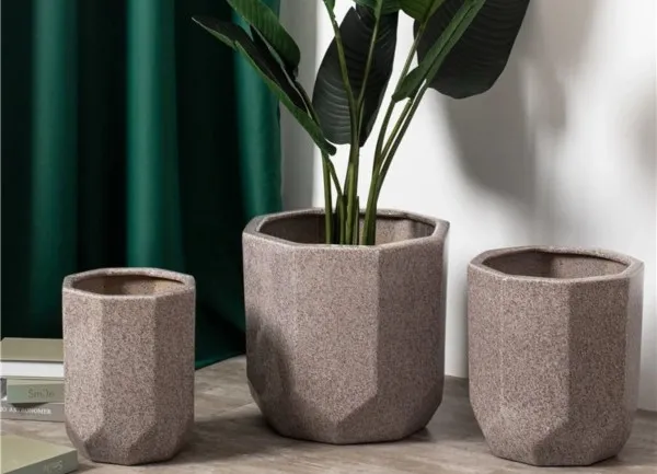 گلدانهای چندضلعی روف گاردن