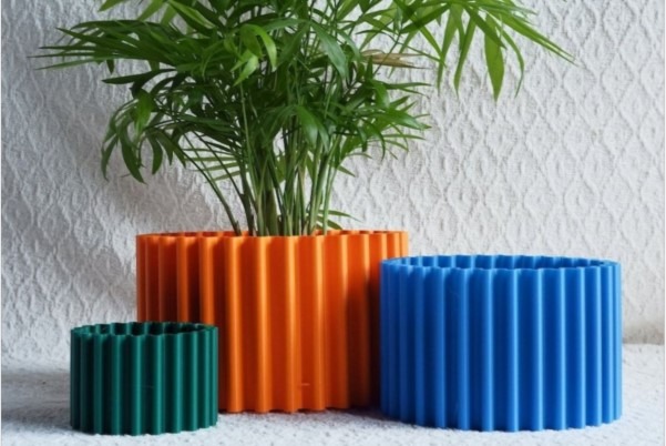 ایده خلاقانه چیدمان گلدان روف گاردن