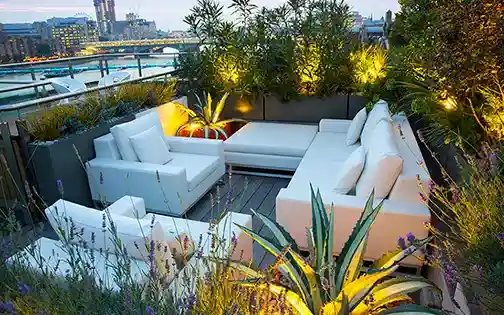 طراحی پشت بام کوچک