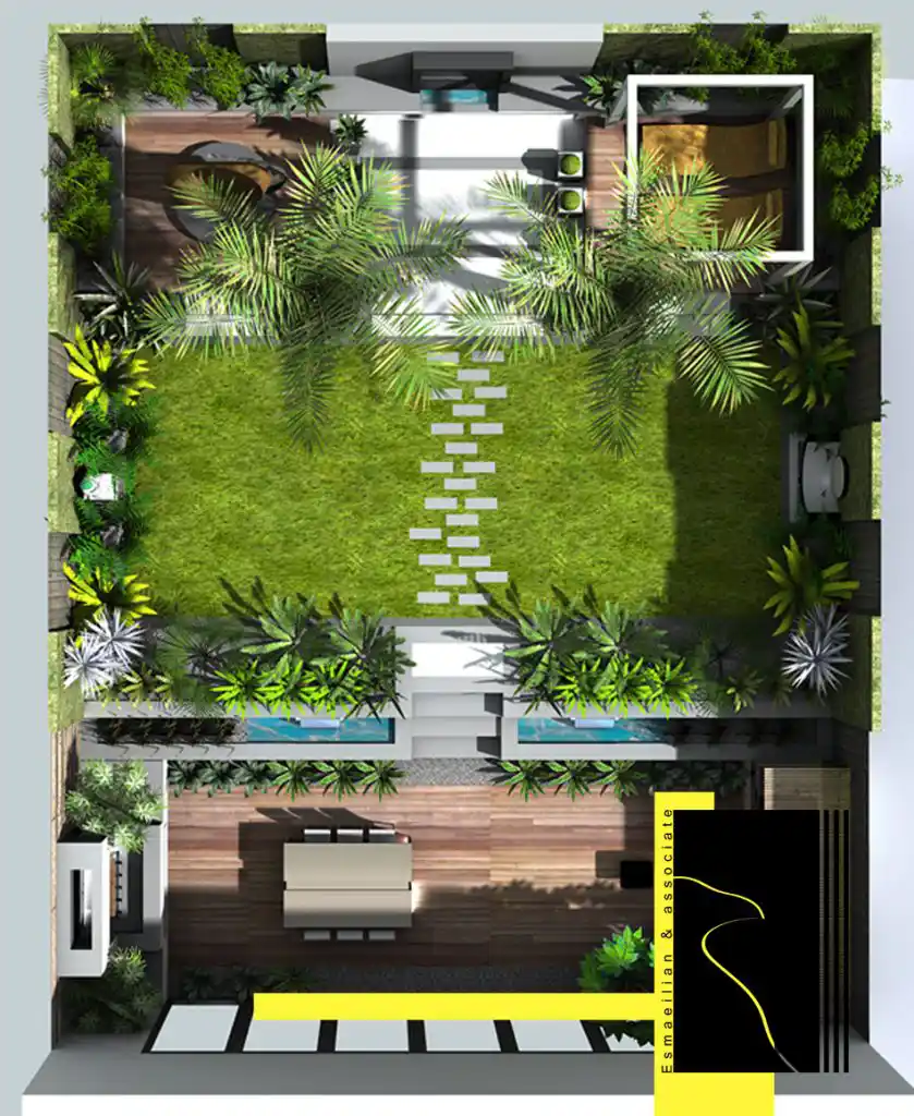 طراحی و دیزاین پشت بوم کوچک خانه