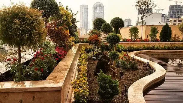 کاشت گیاهان روف گاردن در شمال تهران
