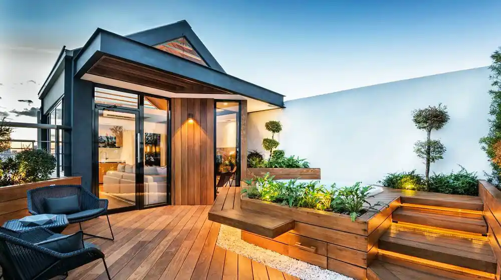 هزینه طراحی و اجرای روف گاردن در ولنجک