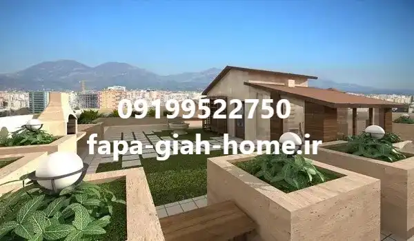 طراحی و اجرای روف گاردن در غرب تهران