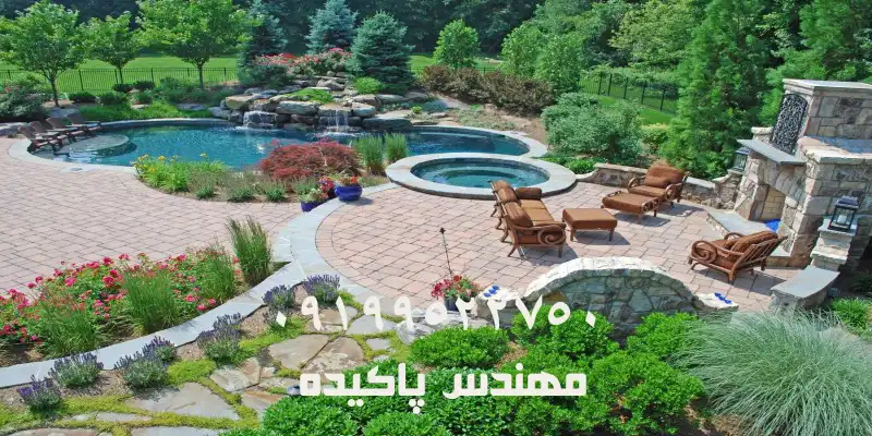 محوطه سازی باغ ویلا