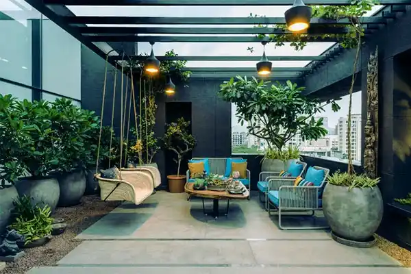 کفسازی و زهکشی تراس سبز